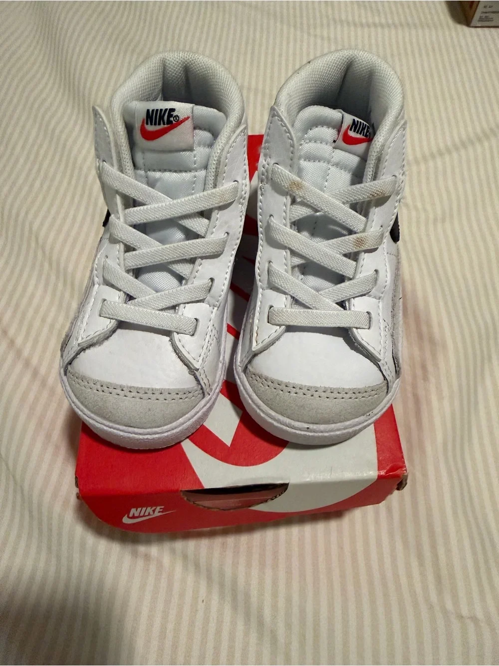 Nike Kids Blazer White High-Top Sneakers